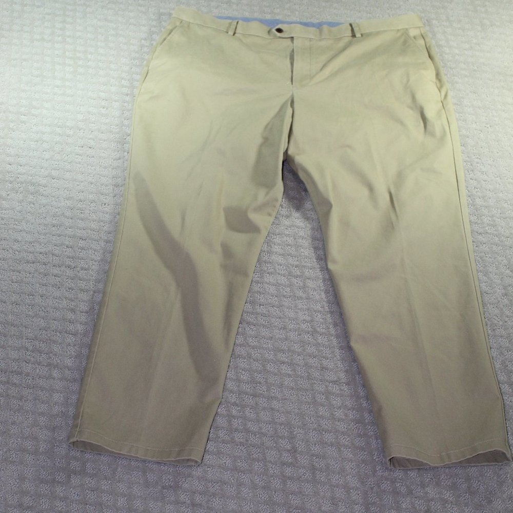Charles Tyrwhitt Flat Front Khaki Pants 42x32*